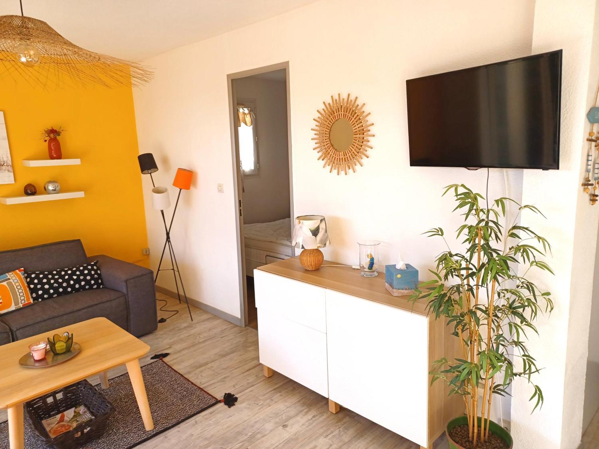 Plain-Pied Jardin 6 Personnes Clim Vue Mer Parking Wifi Terrasse Piscine Dans La Residence Saint-Pierre-la-Mer  ภายนอก รูปภาพ