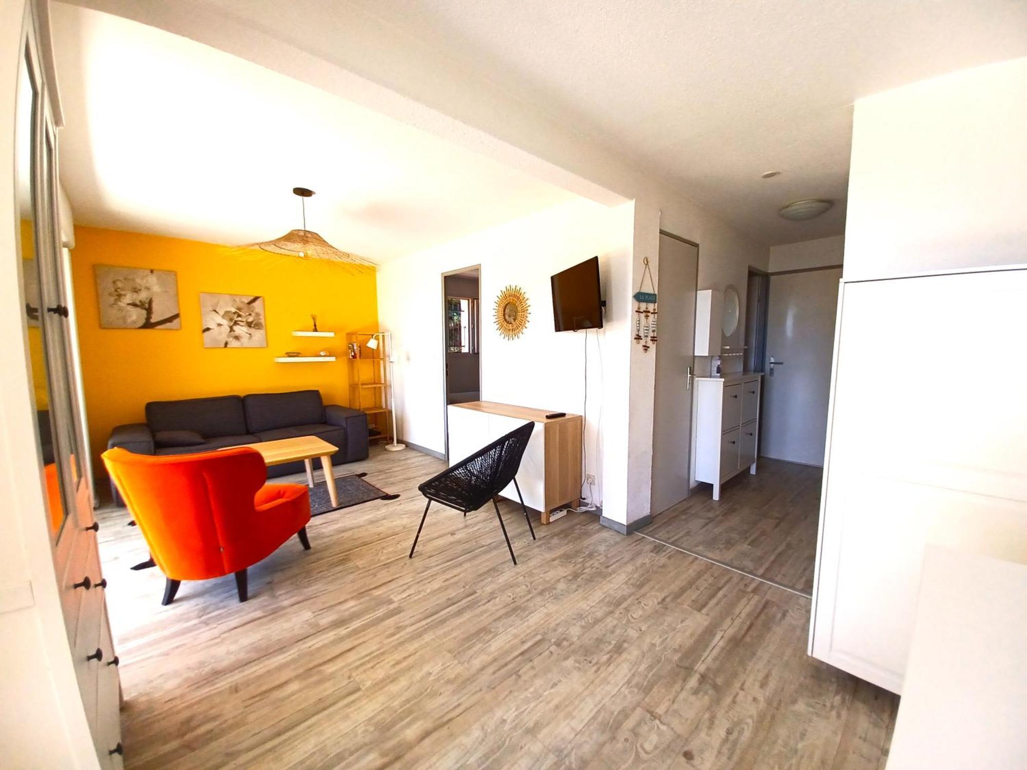 Plain-Pied Jardin 6 Personnes Clim Vue Mer Parking Wifi Terrasse Piscine Dans La Residence Saint-Pierre-la-Mer  ภายนอก รูปภาพ