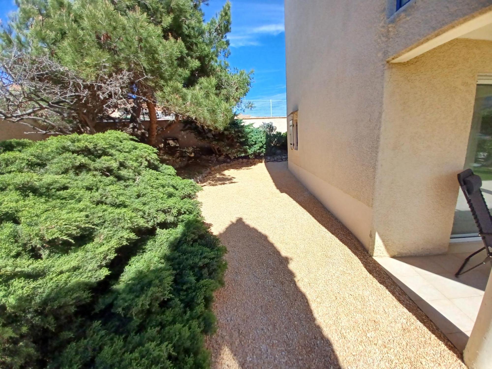 Plain-Pied Jardin 6 Personnes Clim Vue Mer Parking Wifi Terrasse Piscine Dans La Residence Saint-Pierre-la-Mer  ภายนอก รูปภาพ